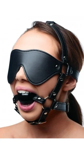 Eye Mask Harness with Ball Gag — image 4 of 4