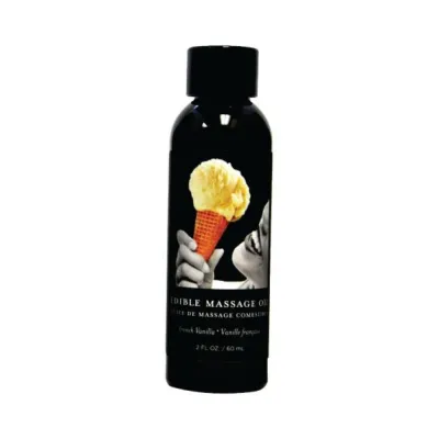 Earthly Body Edible Massage Oil Vanilla 2oz