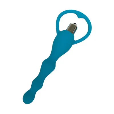 Aisha Vibrating Anal Beads Blue