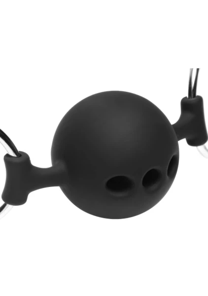 Hinder Breathable Ball Gag + Nipple Clamps