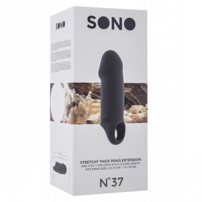 SONO No 37 Smooth Thick Penis Extender Sleeve 6 Inch
