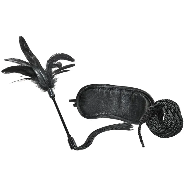 Sex & Mischief Shadow Tie and Tickle Kit By Sportsheets