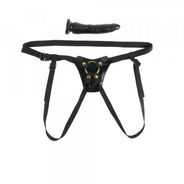 Fetish Fantasy Gold Designer Strap-On Black