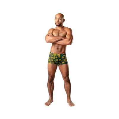 Men s Clothing Male Power Petal Power Pouch Short Daisy Print L