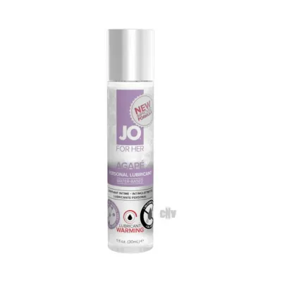 Jo Agape Lube Warming 1oz 12 disp