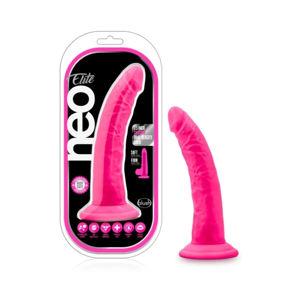 Neo Elite - 7.5in Silicone Dual Density Cock — image 24 of 25