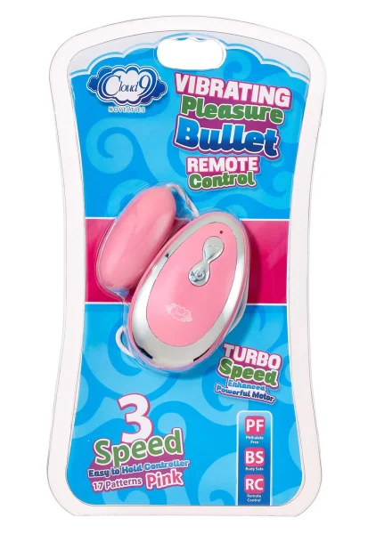 Cloud 9 Vibrating Pleasure Bullet With Turbo Speed - Pink