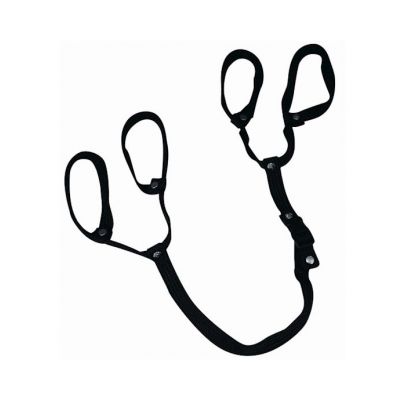 S m Adjustable Rope Bondage Kit Black