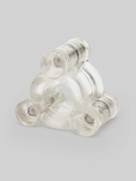 Oxballs Tri-Squeeze Ball-Stretcher & Cock Cage | Black Ice