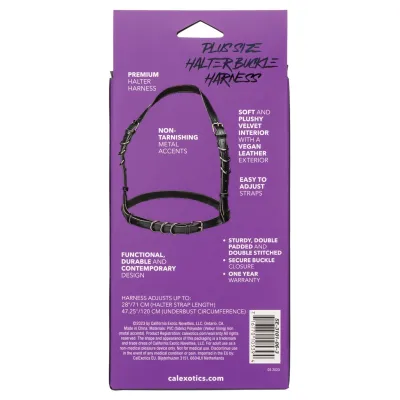 Euphoria Collection Halter Buckle Harness Plus Size