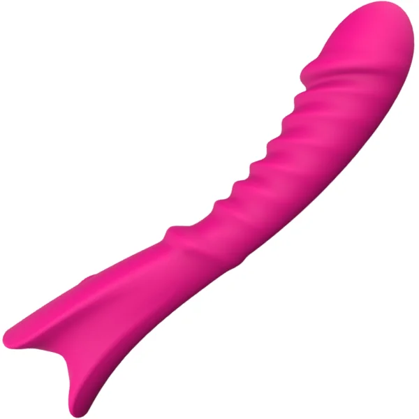 Rippled Silicone G-Spot Vibrator