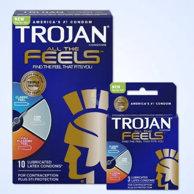 Trojan quot All The Feels quot Condom Sampler Ultra Thin