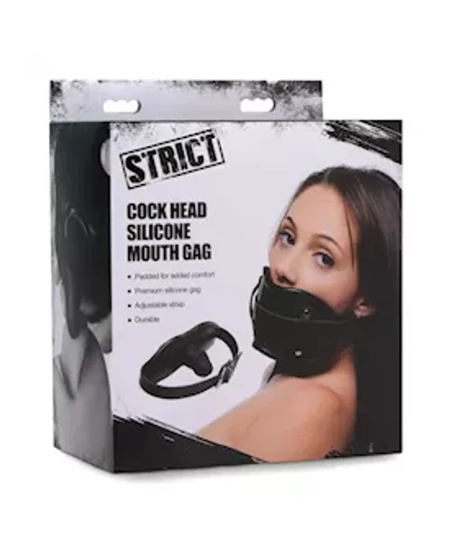 Cock Head Silicone Mouth Gag — image 3 of 7