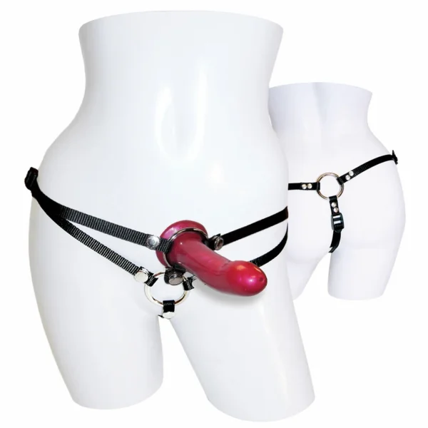 Sportsheets Menage a Trois Double Penetration Harness with Silicone Dildo