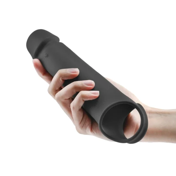 Renegade Brute Vibrating Silicone Penis Extender with Remote