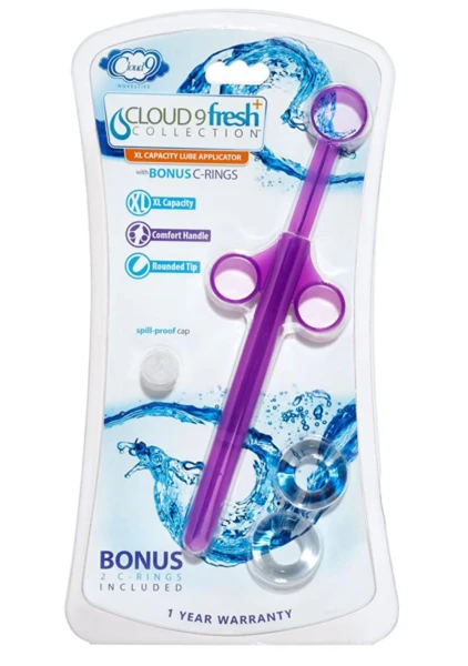 Cloud 9 - Fresh + Premium Xl Lube Applicator with 2 Bonus C-Rings