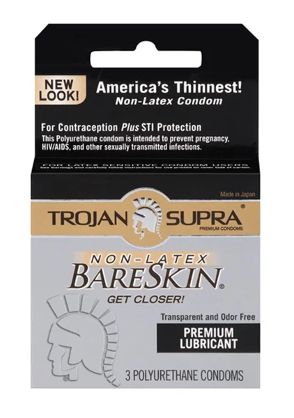Trojan Supra Non-Latex Bareskin Condom