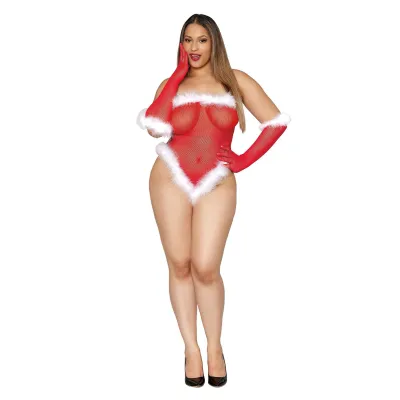 Naughty List Teddy Queen Size Red