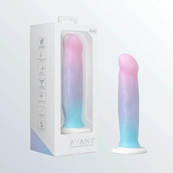 Blush Avant D17 Lucky Silicone Suction Cup Dildo