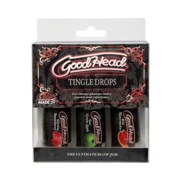 Goodhead tingle drops 3 pack