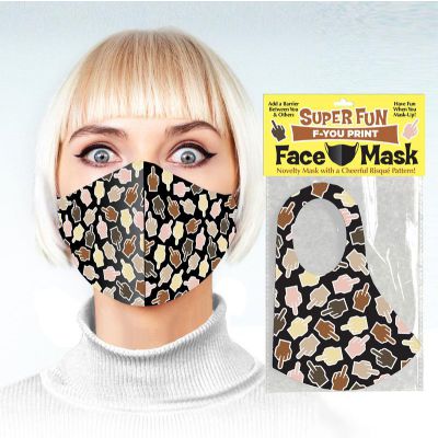 Super Fun Face Mask F U Finger