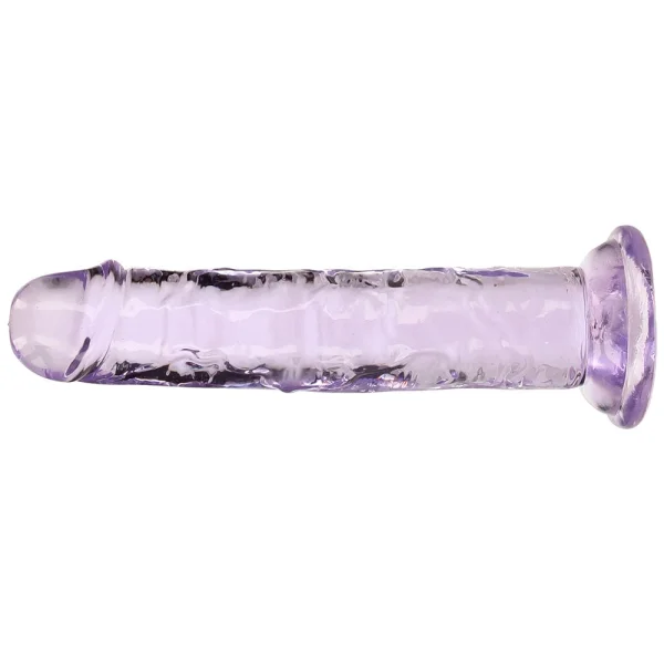 RealRock Crystal Clear Jelly 6 Inch Dildo