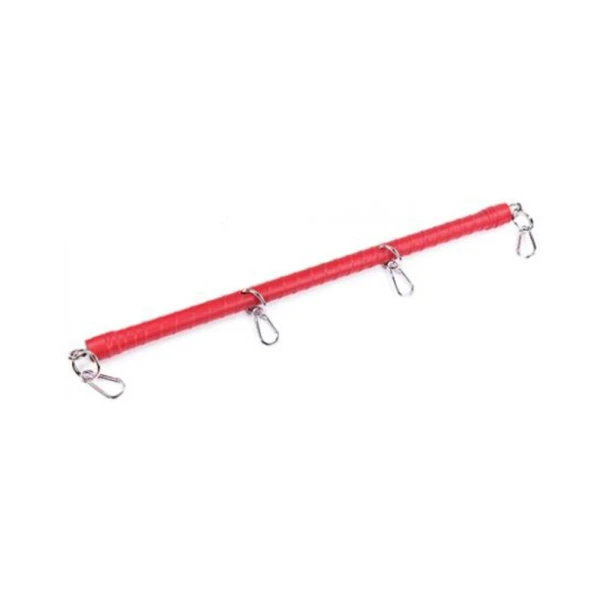 Restraints: Ple'sur Wrapped Spreader Bar Red