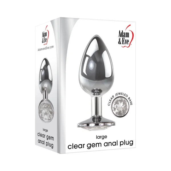 A&e Clear Gem Anal Plug Large — image 7 of 7
