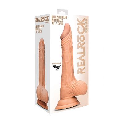Realistic Dildo With Balls 25cm FLESH