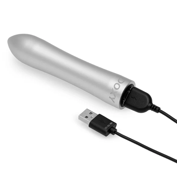 Doxy Bullet Rechargeable Waterproof Aluminum Vibrator - Rose Gold