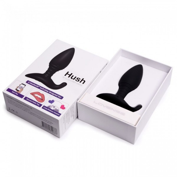 Lovense Hush App Controlled Vibrating Butt Plug 3.5 Inch