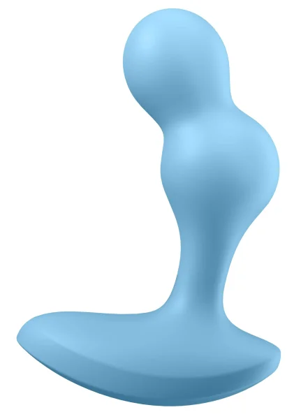 Deep Diver Plug Vibrator - Light Blue