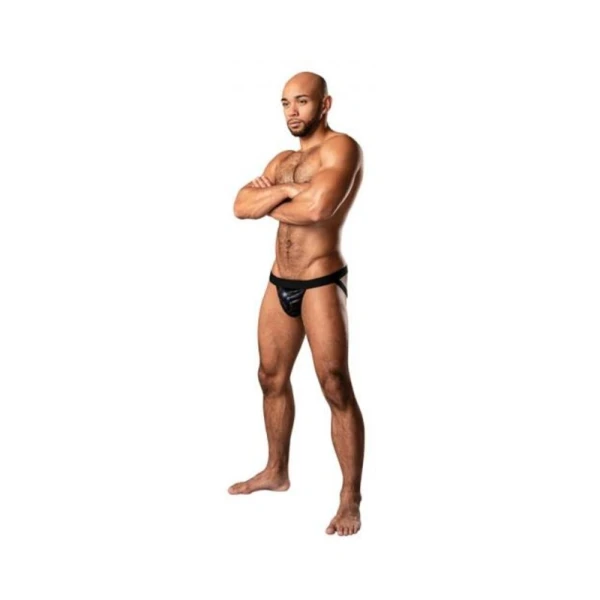 Men's Clothing: Male Power Kaleidickscope Strappy Ring Jock Black L/xl