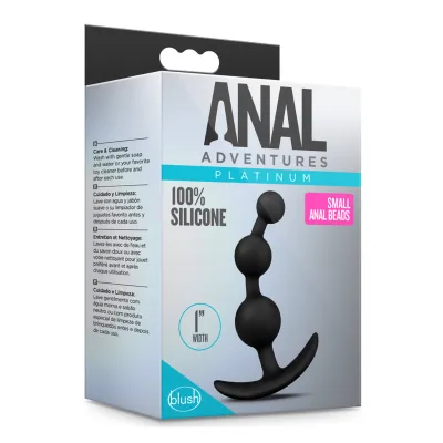 Anal Adventures Platinum Small Anal Beads