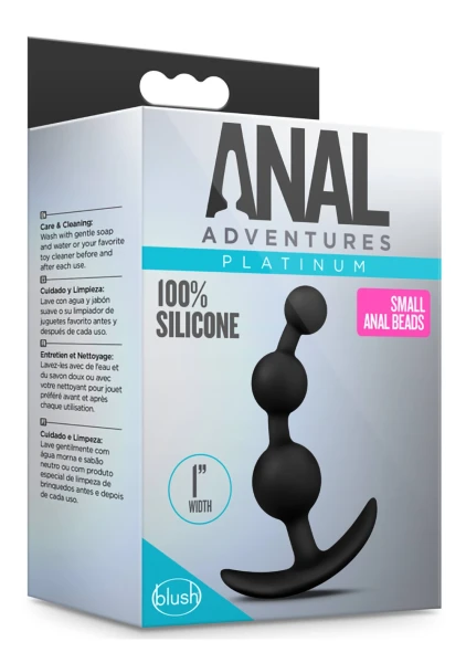 Anal Adventures Platinum Small Anal Beads