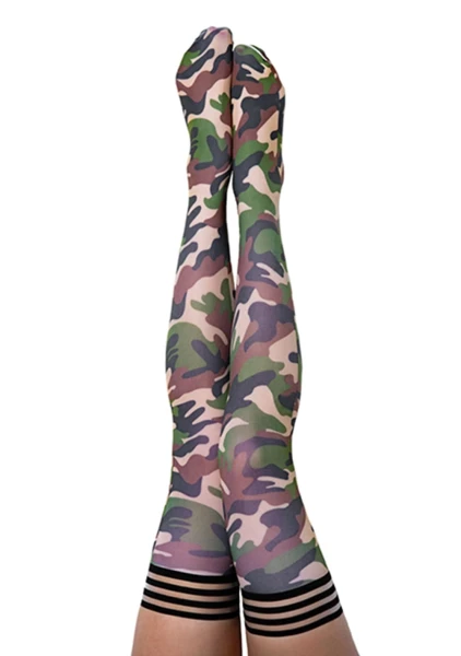 Alex Camouflage Thigh Highs