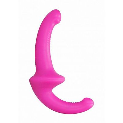 Silicone Strapless Strapon Pink 4 7 Inch
