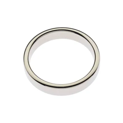 Kink Range Stainless Steel Cock Ring 47 5mm Silver 47 5mm