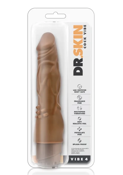 Dr. Skin Cock Vibe Vibrating Cock 8 Inches