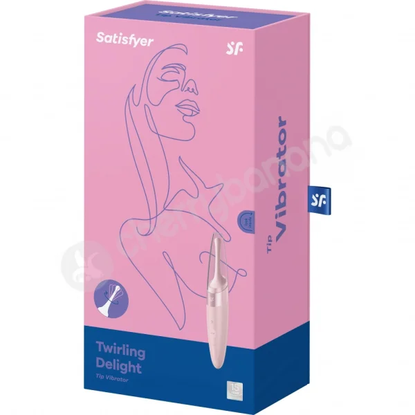 Satisfyer Twirling Delight Pink Tip Stimulator With Circulating Vibrations