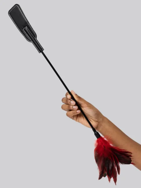 Sex & Mischief 2-in-1 Feather Tickler Riding Crop
