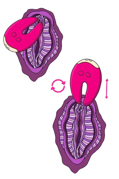 Happy Mash Pause Clip On Clitoral Vibrator