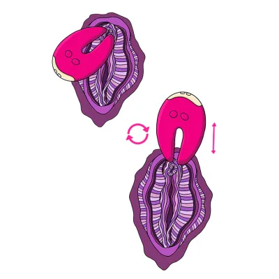 Happy Mash Pause Clip On Clitoral Vibrator