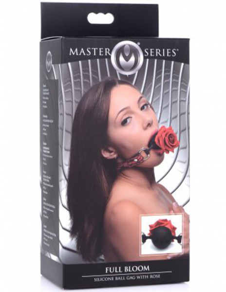 Master Series Full Bloom Rose Ball Gag