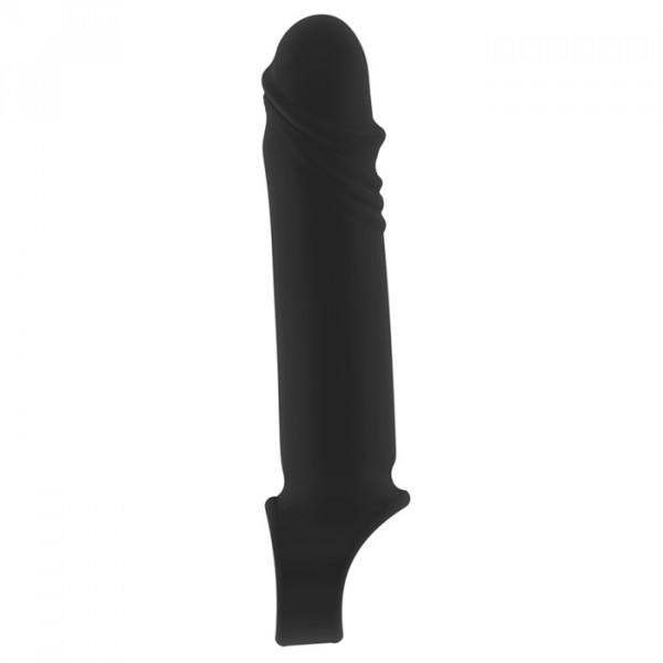 N031 STRETCHY PENIS EXTENSION BLACK SONO
