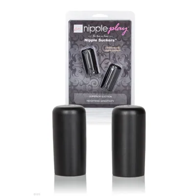 California Exotic Squeezable Nipple Suckers Black
