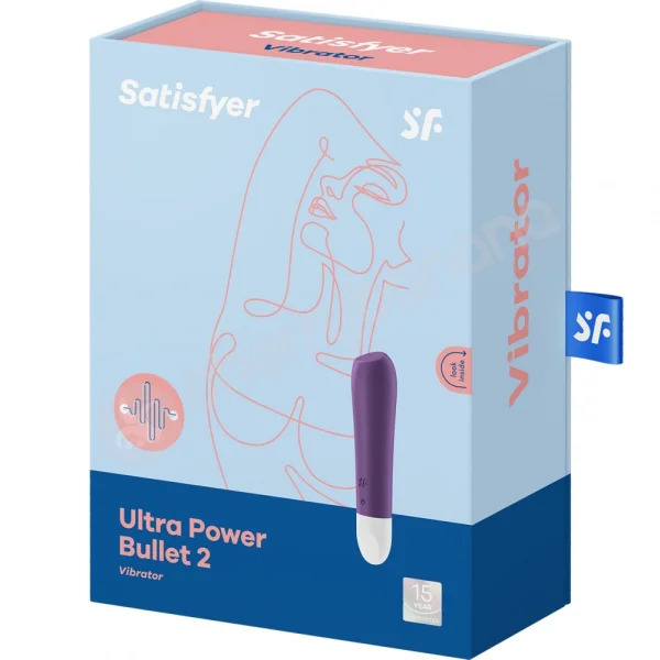 Satisfyer Ultra Power Bullet 2 Purple USB Rechargeable Bullet Vibrator