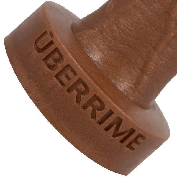 Primo 6" Dual-Density Realistic Silicone Dildo By Uberrime - Chocolate