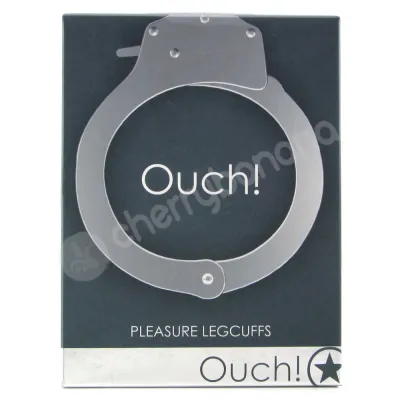 Ouch Silver Pleasure Legcuffs