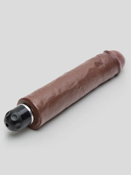 King Cock Whisper Quiet Realistic Dildo Vibrator 10 Inch